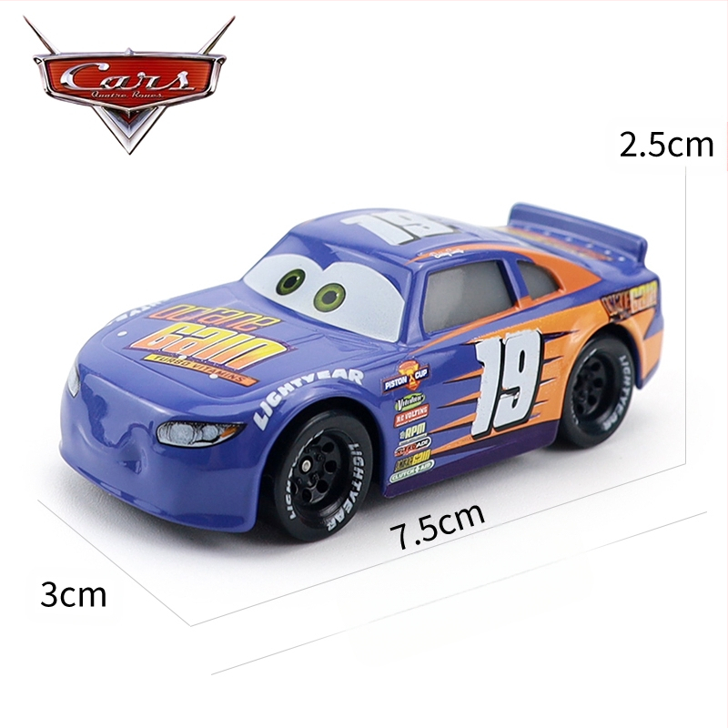 Cars 3 Racing Lightning Mcqueen Παιδικό Παιχνίδι Αυτοκίνητο από Κράμα Μαύρο Αυτοκίνητο Καταιγίδας King Road Boss Cool Sister