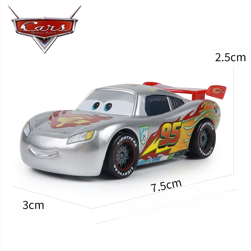 Cars 3 Racing Lightning Mcqueen Παιδικό Παιχνίδι Αυτοκίνητο από Κράμα Μαύρο Αυτοκίνητο Καταιγίδας King Road Boss Cool Sister