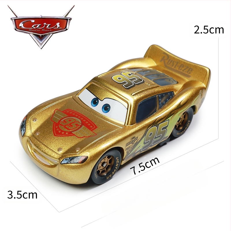 Cars 3 Racing Lightning Mcqueen Παιδικό Παιχνίδι Αυτοκίνητο από Κράμα Μαύρο Αυτοκίνητο Καταιγίδας King Road Boss Cool Sister