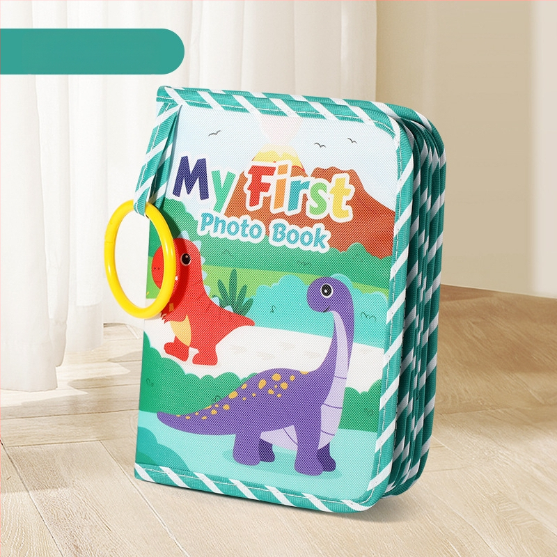 Pārrobežu noplēšama auduma grāmata mazulim 0-6 mēneši 1 gads var košļāt agrīnās izglītības izglītojoša aizņemta mazuļa rotaļlieta klusa grāmata