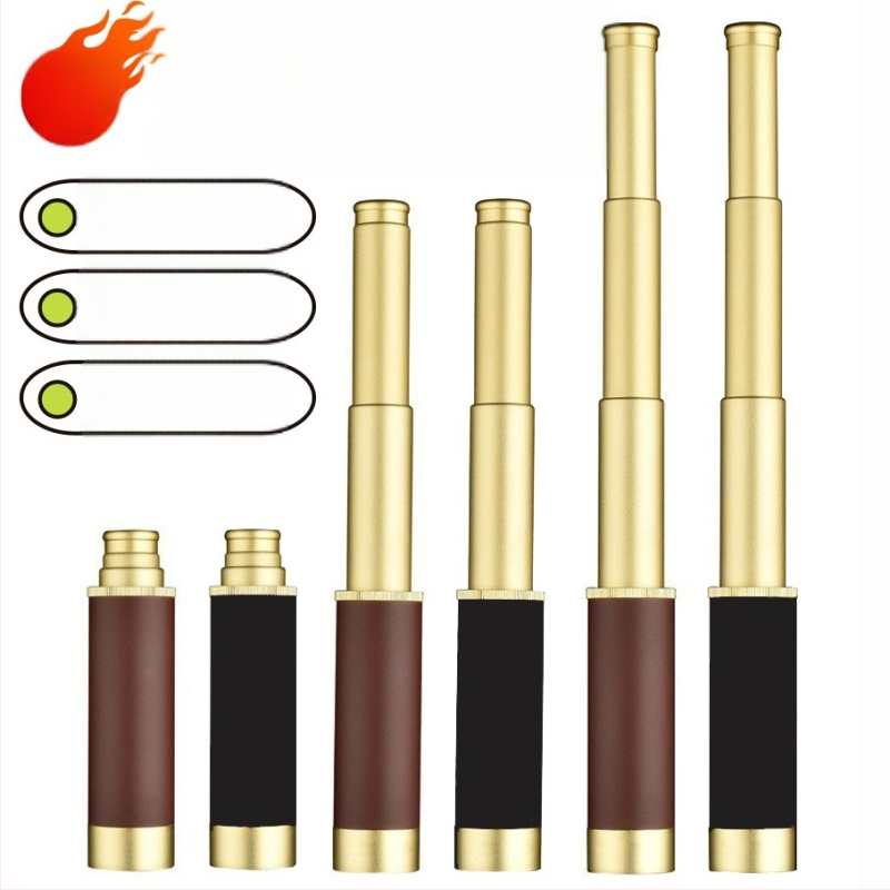 Едноцевен пиратски телескоп Карибски ретро разтегателен колан кожена чанта подарък лице фабрика първичен източник на едро