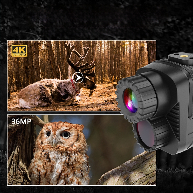 Piiriülene uus pea külge kinnitatav infrapunane öönägemiskaamera 4K HD-kaamera videoga välistingimustes kasutatav digitaalne öönägemisteleskoop
