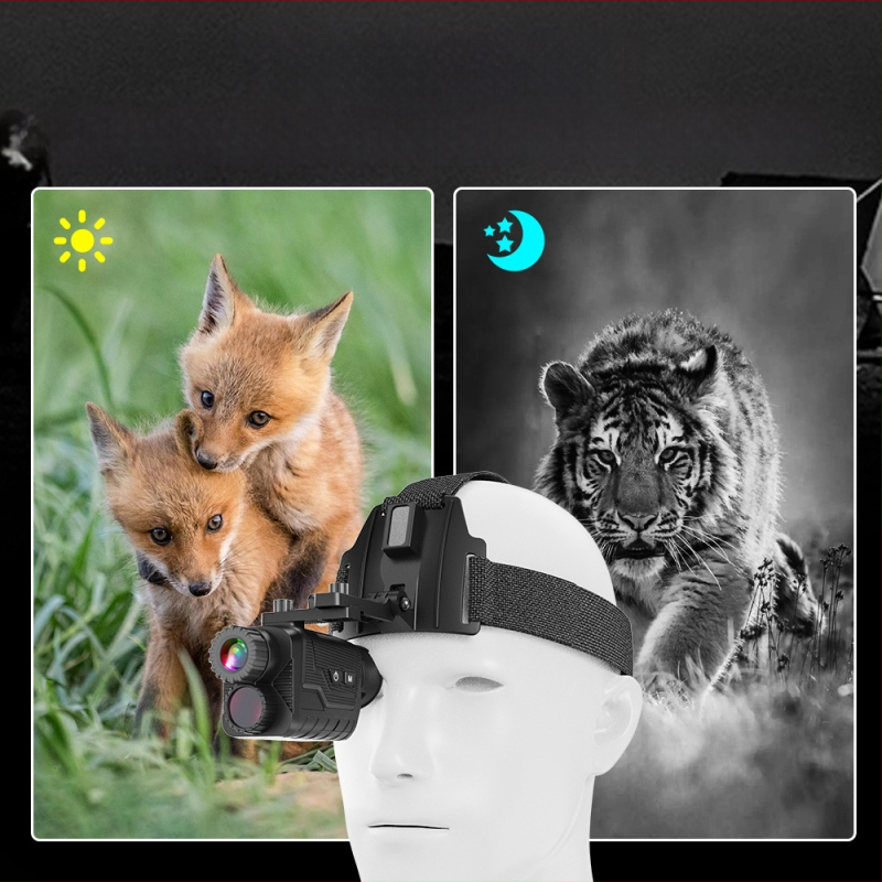 Piiriülene uus pea külge kinnitatav infrapunane öönägemiskaamera 4K HD-kaamera videoga välistingimustes kasutatav digitaalne öönägemisteleskoop