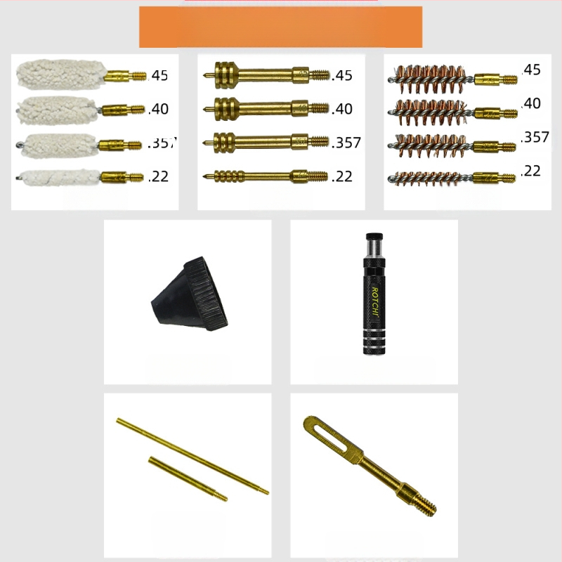 Ginklų valymo rinkiniai. 177 .223 .308 kalibro 5,56 mm 7,62 mm 12 šepetėlių valiklis