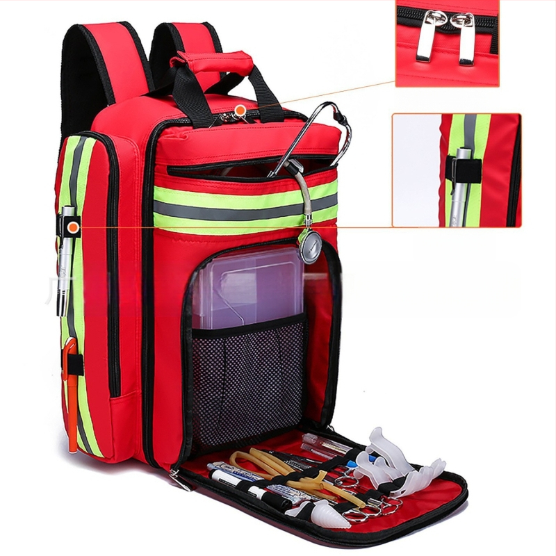 Търговия на едро на открито раница за аварийно спасяване чанта за земетресение с голям капацитет и много отделения