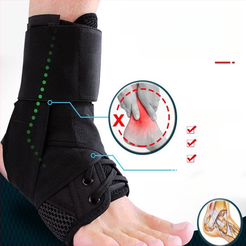 Piiriülene hingav jala valgusrihm, kingapaelte sidumine, pahkluu kaitsmed, pahkluu kaitsmed, nikastuskaitsed, fikseeritud rihm