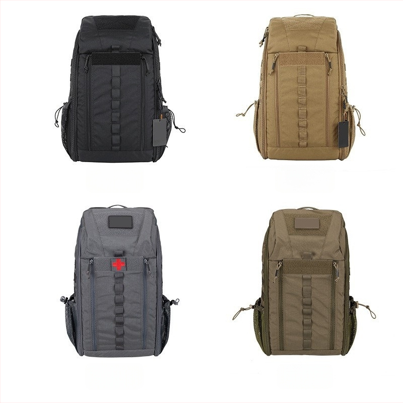 Guangdong leoparda āra sporta taktiskā militārā ventilatora medicīniskā soma taktiskā medicīniskā mugursoma daudzfunkcionāla 1000D neilona mugursoma