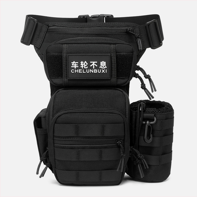 Motocikla kājas soma Vīriešu āra sporta soma Knight Crossbody soma Ūdensizturīga Luya soma Sieviešu motocikla braukšanas jostas soma Vairumtirdzniecība