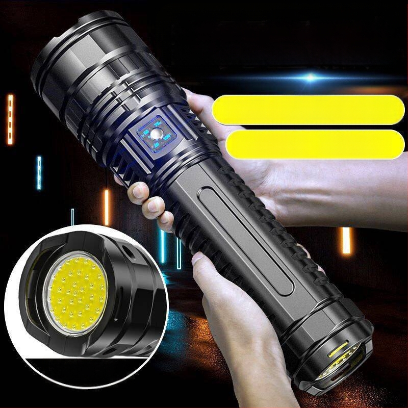 Piiriülene valge laseriga taevast läbistav kahur, teleskoop-suumlamp, suure võimsusega elektriline ekraan, ülipika ulatusega ere ja tugev valgus, taskulamp