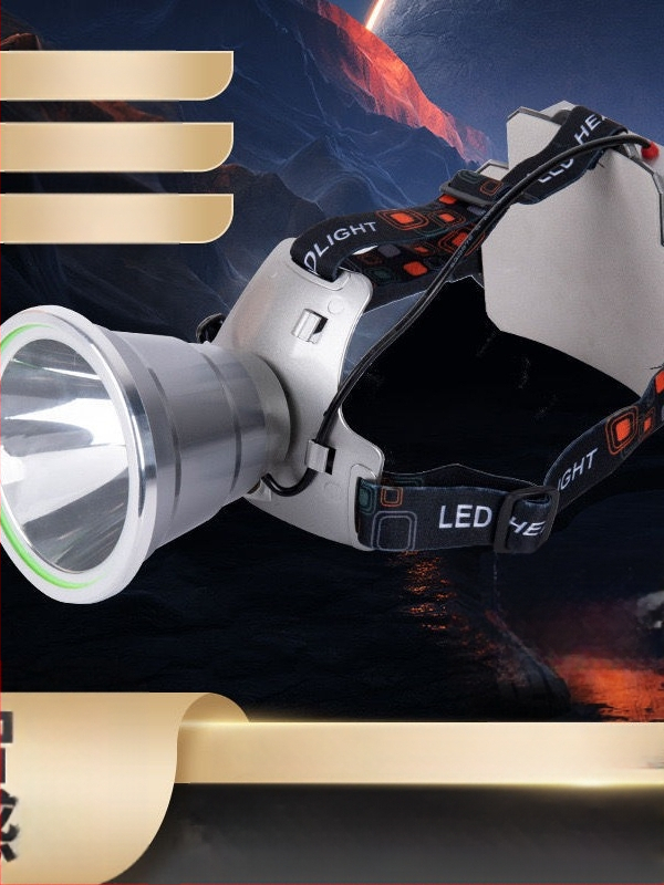 Tarpvalstybinis žalias miškas Hermano priekinis žibintas, stiprus apšvietimas, itin ryškus LED žibintas, dėvintis integruotą LED tolimojo nuotolio lazerinį prožektorių A1103