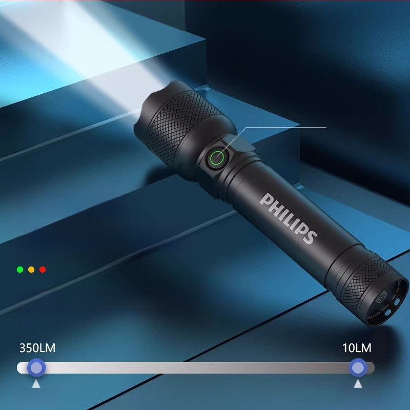 Philips Sfl2188 taskulamp, tugev valgus, pika ulatusega, ülipika aku tööeaga, laetav, väike, kaasaskantav kodulamp