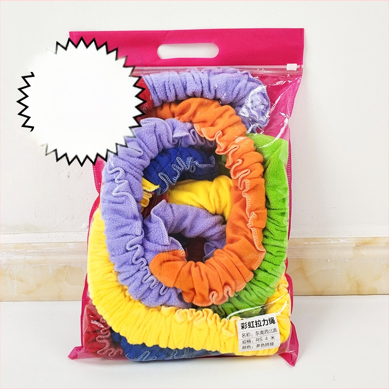 Pietryčių šiaurės vakarų bėgimo žiedas su elastine vaivorykštės virve lauko komandinio sporto darželio fizinio pasirengimo sistemos treniruokliais