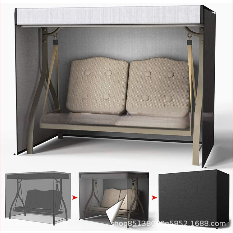 Rūpnīcas tiešais dārza šūpoļu šūpuļkrēsla pārvalks, ūdensizturīgs un putekļu necaurlaidīgs Amazon Ebay pagalma šūpoļu pārvalks