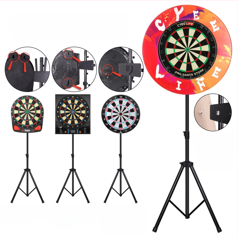 Tootja laos noolemängu sihtmärgi kronstein noolemängu alus paksendatud tilgakindel paigaldus mugav kaasaskantav liikuv kronstein