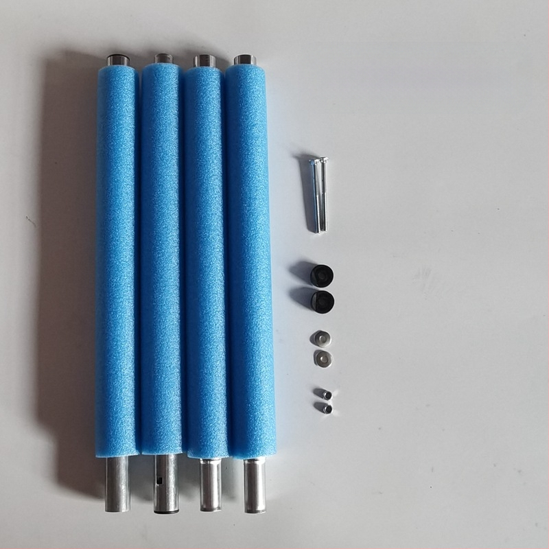 Batuto batuto kolonos turėklai, plieninių vamzdžių priedai, universalios kolonos