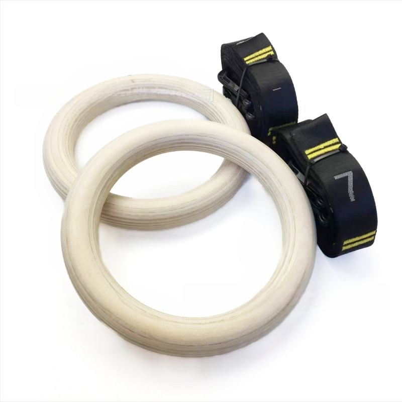 Tehase otsemüügist pärit puidust võimlemisrõngad, kasepuust koduvõimlemisrõngad skaalaga, täiskasvanutele mõeldud puidust rõngad