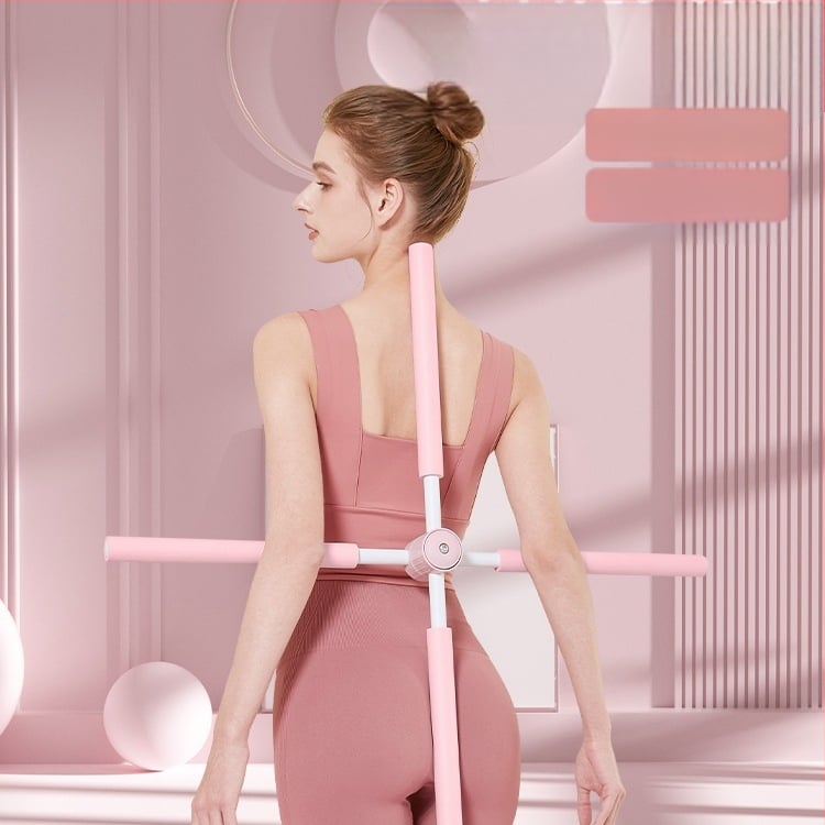 Στικ σώματος για άνοιγμα ώμων και πλάτης, στικ γιόγκα, σταυρωτό για διόρθωση καμπούρας, εξοπλισμός όρθιας στάσης, στικ γυμναστικής για το σπίτι