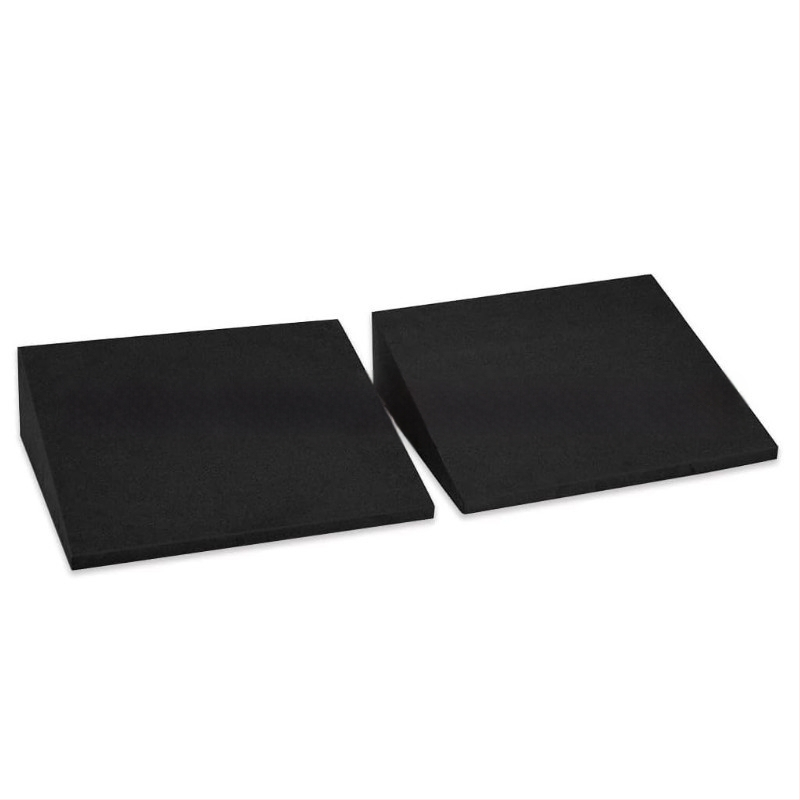 Голям клин за йога Strongtek от пяна, наклонена дъска, разтегател за прасци, стабилност, наклонен клин, протектор