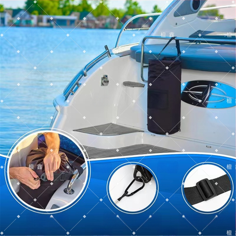 Pārrobežu jahtu atkritumu maisi, atkārtoti lietojami burulaivu atkritumu maisi, videi draudzīgi, ar ūdeni sabiezināti uzglabāšanas maisi āra lietošanai