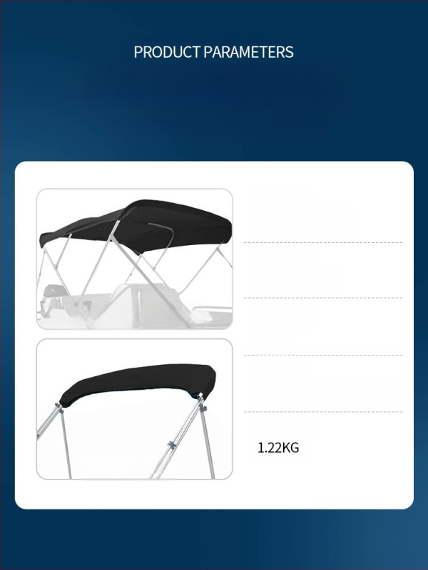 Kajaki, jahi, vaatamisväärsuste, paadi varikatus, kalalaeva kuur, rünnakupaadi kokkupandav, kaasaskantav 600D Oxfordi riidest vihmakate