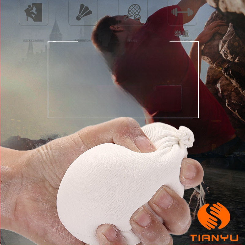 Tianyu Sports Противоплъзгаща магнезиева пудра топка 56g85g Планинско катерене, скално катерене, спортни стоки Фитнес Магнезиев прах Противоплъзгаща пудра