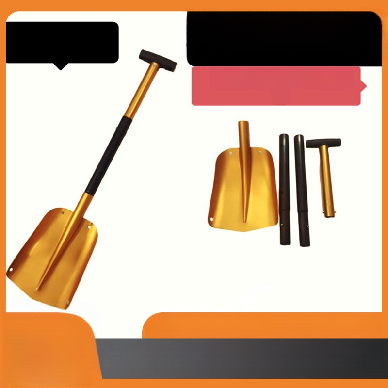 Tehase otsene kaasaskantav eemaldatav alumiiniumist sissetõmmatav lumelabidas välistingimustes kasutamiseks mõeldud telkimiseks mõeldud multifunktsionaalne labidas auto hädaolukorraks mõeldud lumelabidas