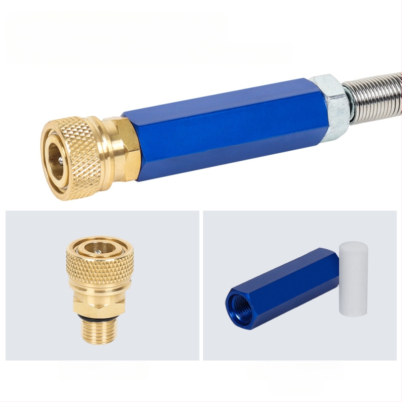 DIDEEP nerūdijančio plieno aukšto slėgio siurblys 30MPA 4500psi 40MPA 6000psi trijų pakopų rankinis