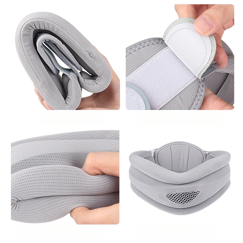 Naujas kaklo įtvaras, biuro į priekį pakreipiamas, apsaugantis nuo lenkimo, kvėpuojantis buitinis kaklo įtvaras, reguliuojamas atraminis kaklo įtvaras