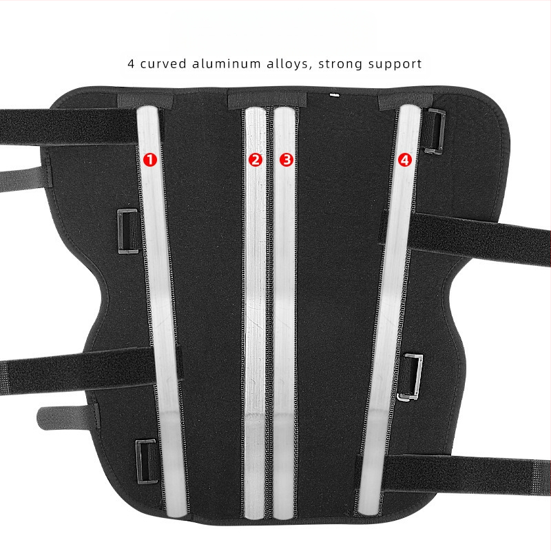 Veliki remen za donji ud, fiksna udlaga, prozračna čelična ploča koja upija znoj, stabilizira tijekom treninga, štiti