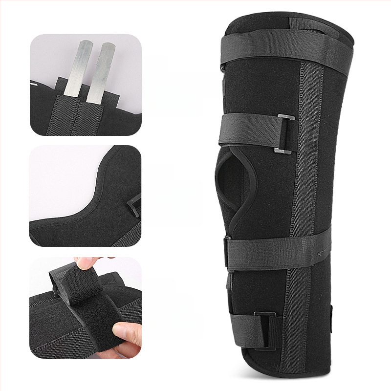 Veliki remen za donji ud, fiksna udlaga, prozračna čelična ploča koja upija znoj, stabilizira tijekom treninga, štiti