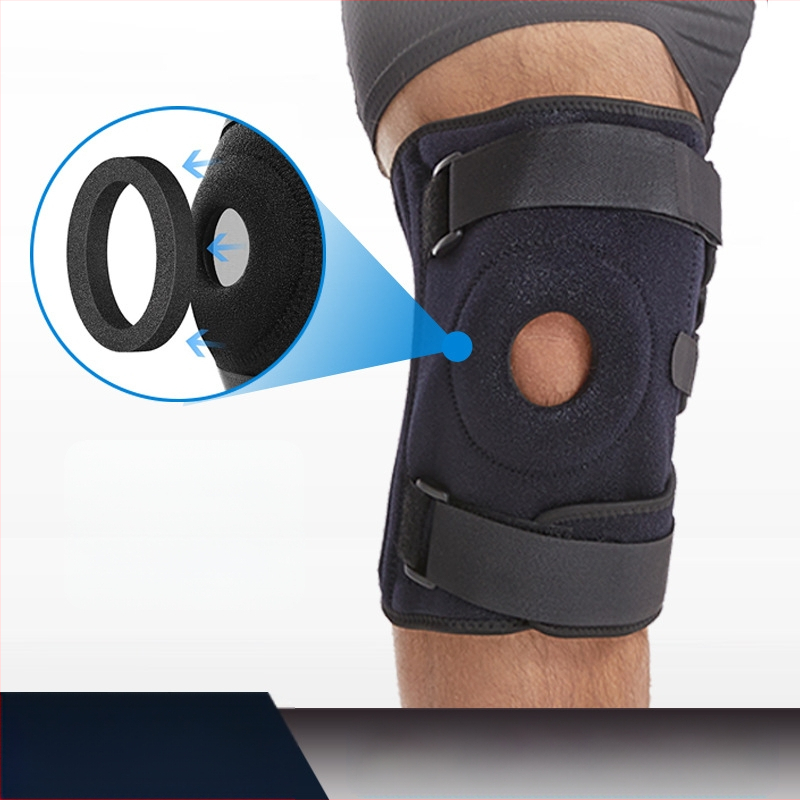 Amazon Plus Size Sport põlvekaitsme rihmaga kompressioon silikoonist vedruga reguleeritav mägironimise põlvekaitsme põlvekedra kaitsekate