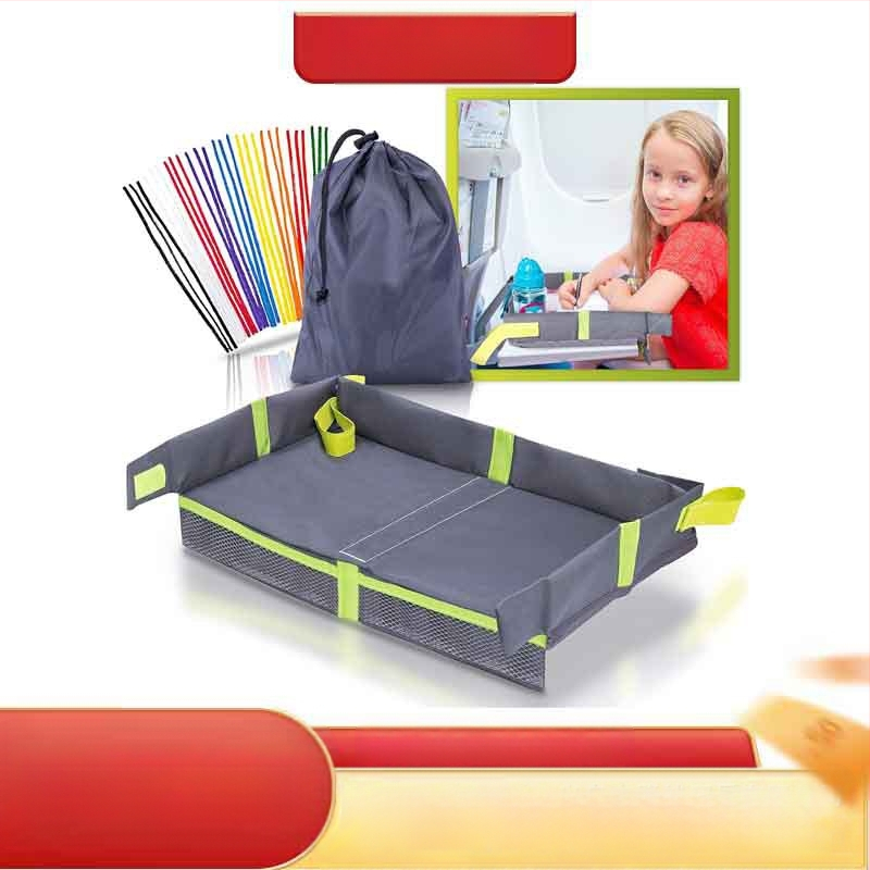 Kokkupandav laste ja täiskasvanute reisialus lennukilauale - tegevuste ja mängude jaoks