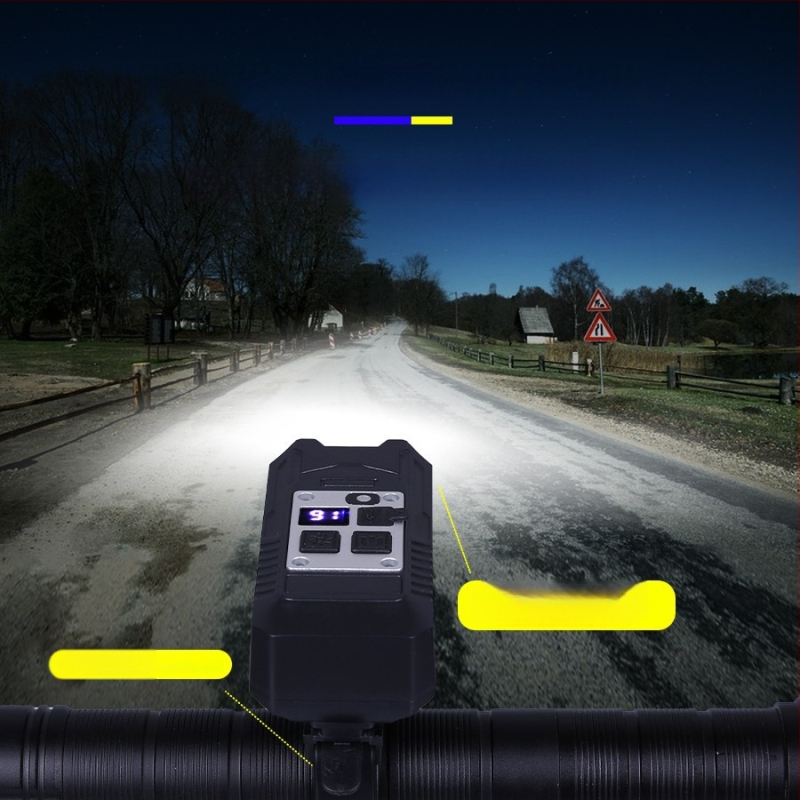 Tarpvalstybinis „Typec“ įkrovimas, didelio ryškumo naktinis dviračių žibintas, kalnų kelio žibintas, studentų dviračių žibintas