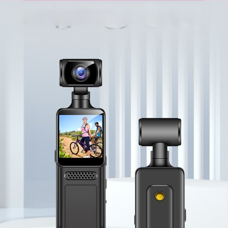 WiFi pihuarvuti kõrglahutusega õiguskaitsevahend spordi salvestamiseks ja video salvestamiseks M12 klapiga taskupükste kaamera pöörlev jalgrattakaamera