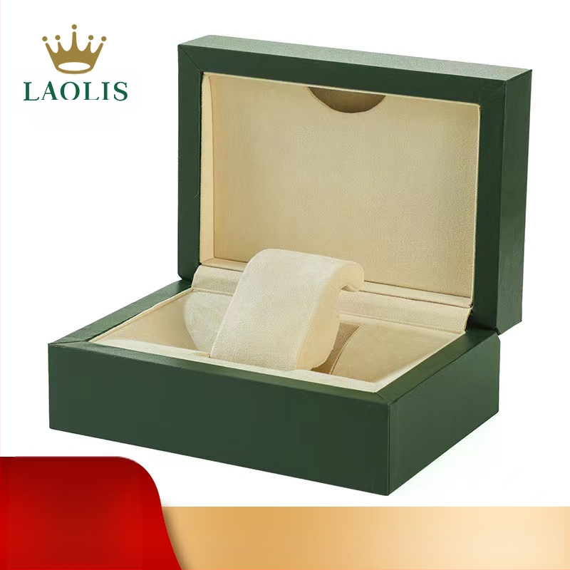 Aukštos klasės laikrodžių dėžutė, PU odos dovanų papuošalų demonstravimo saugykla, medinė kolekcija, pažangi žalio vandens vaiduoklio laikrodžių dėžutė