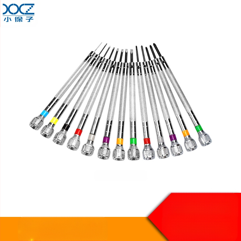 Stalo remonto įrankis, daugiafunkcis 0,6–2,0 vieno žodžio „Phillips“ atsuktuvas, 13 dydžių