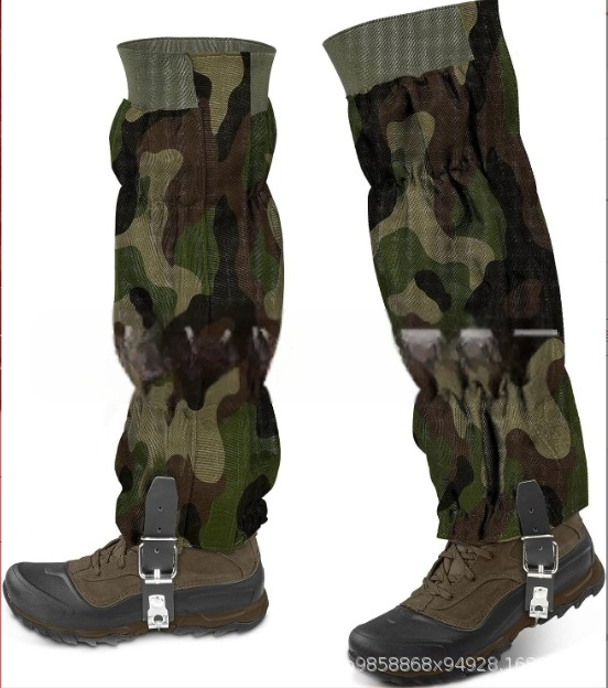 Lauko sportui skirtos kojų apsaugos, reguliuojami apsauginiai batai, maskuojantys blauzdų apsaugos, žygiai, medžioklė, laipiojimas sniegu, sportinės, gyvatėms atsparios rankovės