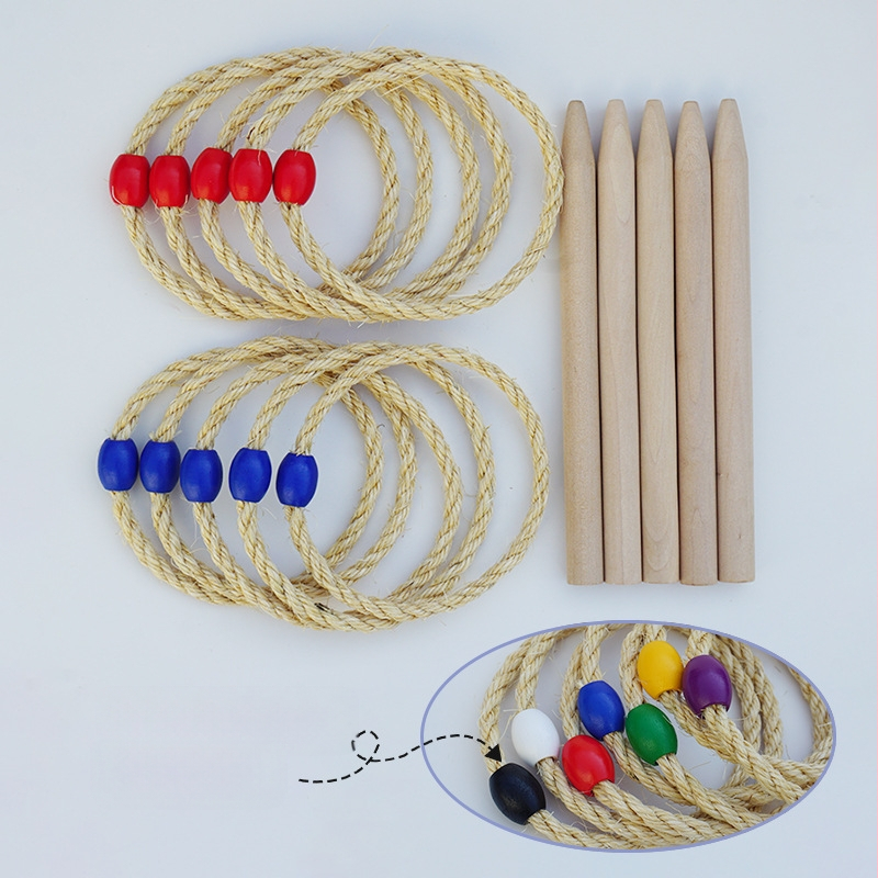 Laste rannakanepiköie rõngaviskemäng lapsevanema ja lapse mänguga puidust mänguasi lasteaia sensoorse integratsiooni koolitus käe-silma koordinatsiooni treening