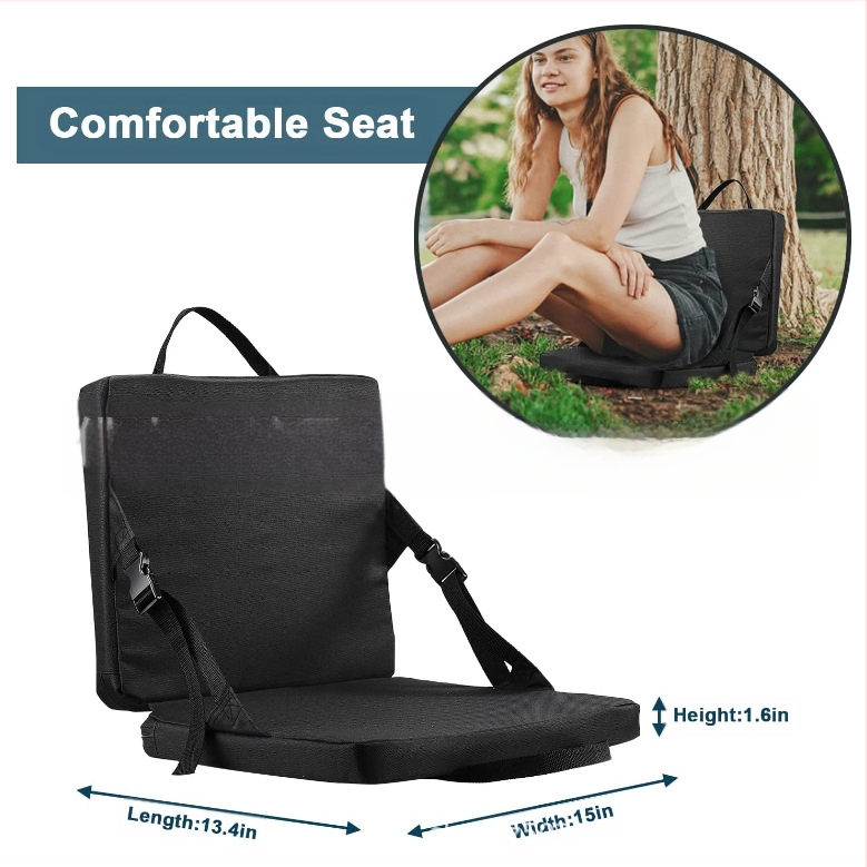 Pārvietojams stadiona sēdeklis ir piemērots tribīnēm. Pārvietojams tribīne ar muguras atbalstu. Spilvens ar atzveltni.