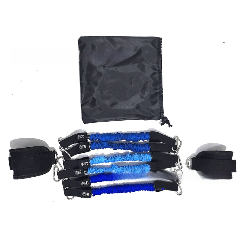 Tehase otsetarne lateksist takistusriba pingutusseade piiriülene spordi pahkluu pandlaga treener sääriste rihmaga jalarõnga portaal