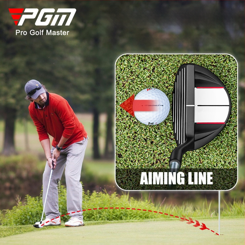 PGM golfo lazda vyrams ir moterims, kurios kryptis valdoma su taikymo linija, smėlio duobė/kasimo strypas