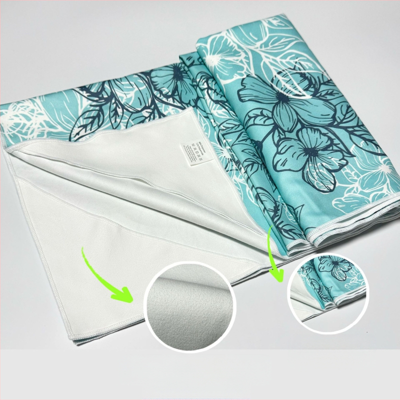 Tarpvalstybinis purvą sugeriantis prakaitą sugeriantis jogos rankšluostis su mikropluošto kampais, sportinis, fitneso rankšluostis, skalbiamas skalbimo mašinoje, nešiojamas, greitai džiūstantis, higieniškas