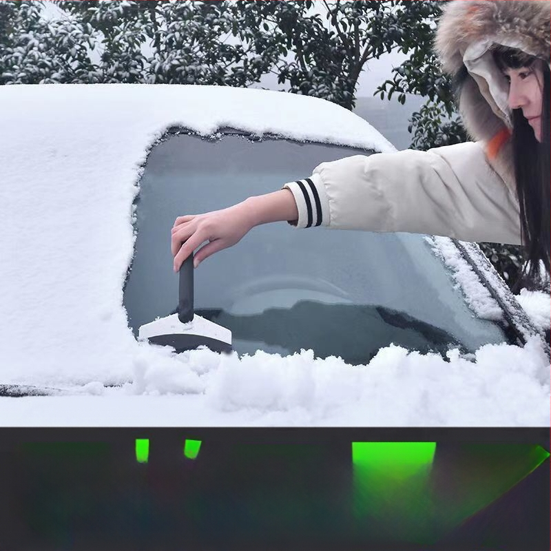 Лопата за размразяване на кола, лопата за седмица, снегопочистване, снегопочистване, единична артефактна стъклена лопата, вътрешно остъргване на кола, 600 размразител