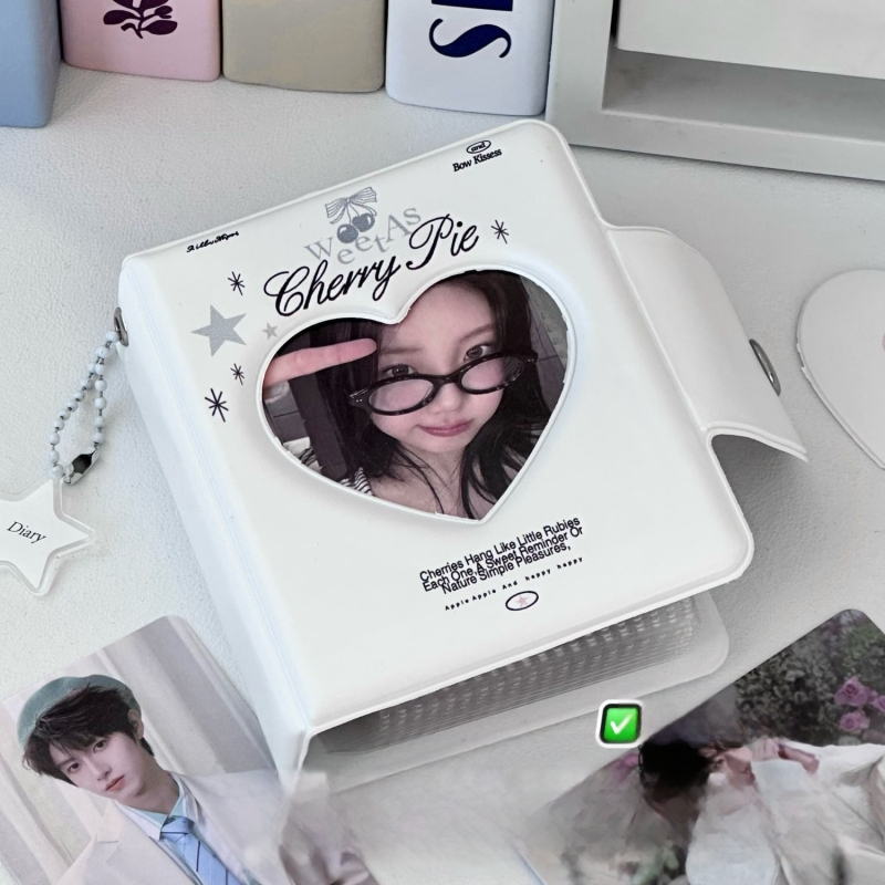 Ins Little Red Riding Book същия стил Love Paw Single Palace Card Book 3-инчов албум за съхранение на карти Faroff Star Chasing