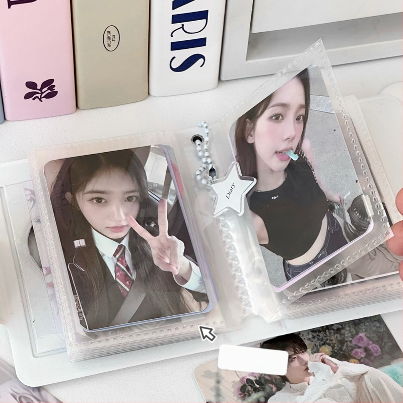 Ins Little Red Riding Book същия стил Love Paw Single Palace Card Book 3-инчов албум за съхранение на карти Faroff Star Chasing