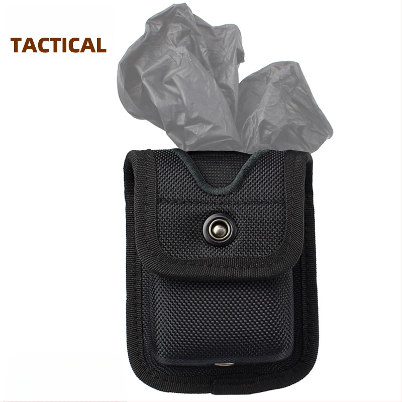 1680D neilona taktiskā cimdu soma, drošības peidžera/cimdu maciņš, drošības taktiskā jostas aksesuāru soma