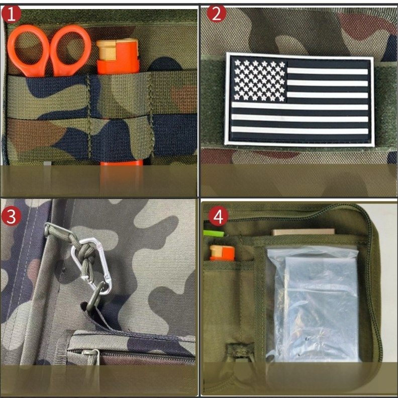 Āra sporta dokumentu soma Daudzfunkcionāla militārā ventilatora maskēšanās maka taktiskā soma Atslēgu glabāšanas soma Vairumtirdzniecība Pārnēsājama