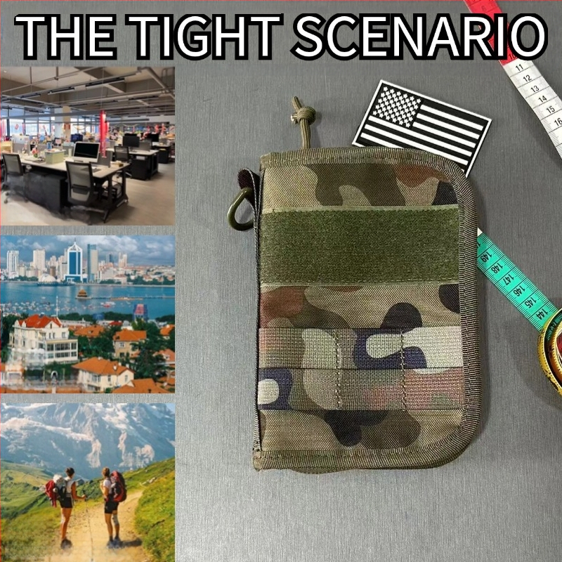 Āra sporta dokumentu soma Daudzfunkcionāla militārā ventilatora maskēšanās maka taktiskā soma Atslēgu glabāšanas soma Vairumtirdzniecība Pārnēsājama