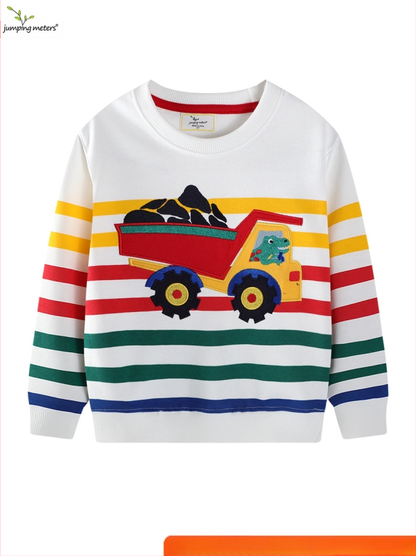 Piiriülene laste dressipluusitehase ümara kaelusega laste dressipluus pullover 2025 uus Euroopa ja Ameerika multifilmidega laste dressipluus ümara kaelusega