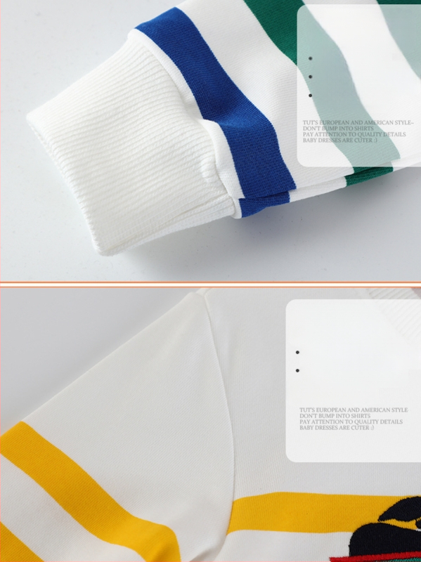 Piiriülene laste dressipluusitehase ümara kaelusega laste dressipluus pullover 2025 uus Euroopa ja Ameerika multifilmidega laste dressipluus ümara kaelusega